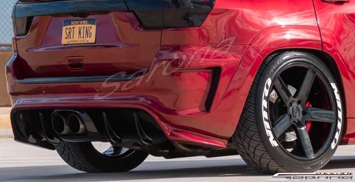 Custom Jeep Grand Cherokee  SUV/SAV/Crossover Rear Bumper (2011 - 2019) - $1090.00 (Part #JP-008-RB)